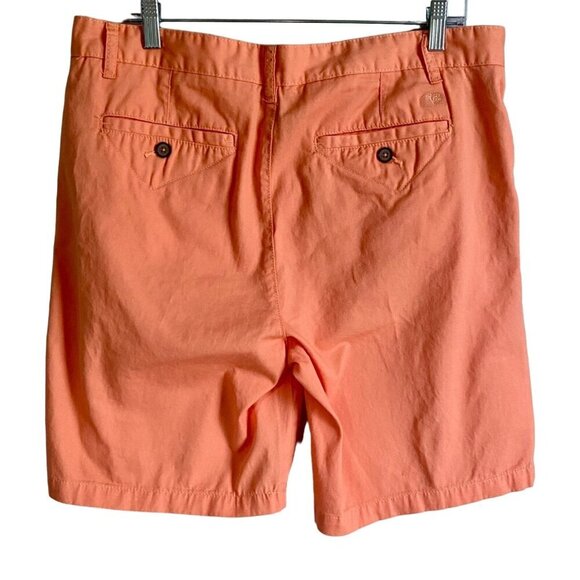 Havana Jim Men's Orange Cotton Shorts Size 34 with 8.5 inseam NEW - Picture 2 of 6